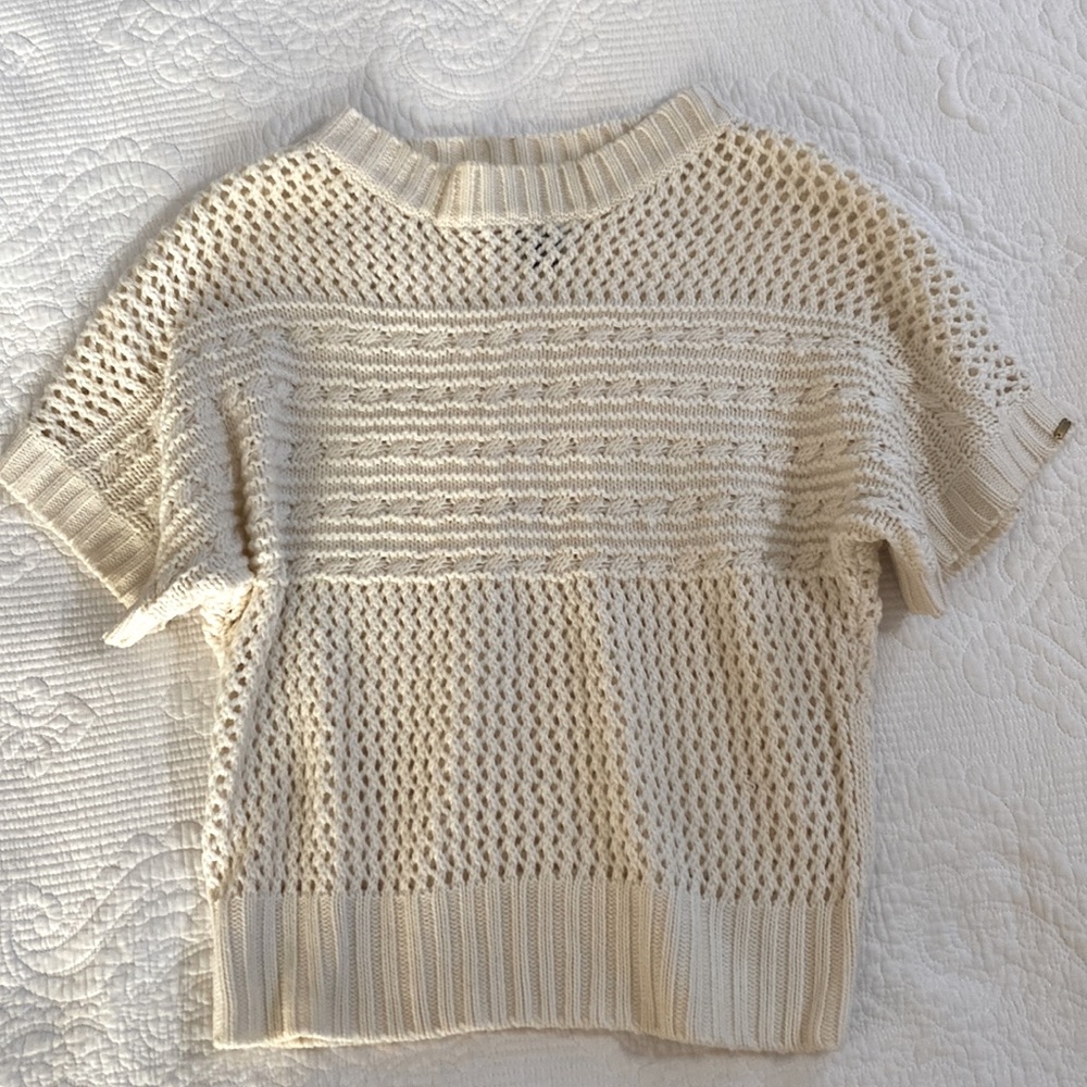 Dex Cream off white Sweater M cable knit